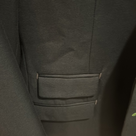 Forest green suit 46R wool blend - Picture 3 of 11